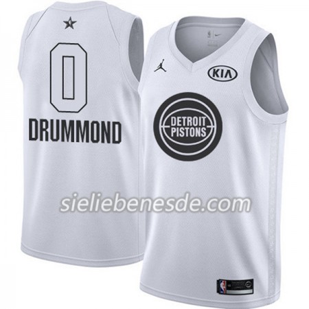 Herren NBA Detroit Pistons Trikot Andre Drummond 0 2018 All-Star Jordan Brand Weiß Swingman